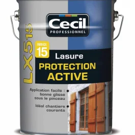 Lasure Protection Active Satinée LX515 – Conditionnement 1L – Cecil