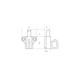 Loqueteau à Oeil – Tige Longue – 900B – Renson Ventilation