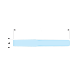 Burins 21mm – Longueur 180mm – Facom – 263.18