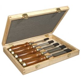 Coffret de 5 pièces – Ciseaux à bois – Stanley – 2-16-217