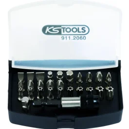Jeu de 32 embouts de vissage 1/4 » – KS Tools – 911.2060