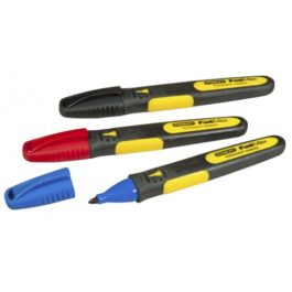 Lot de 3 Marqueurs Pointes Fines FatMax – 3 Couleurs – Stanley – 0-47-322