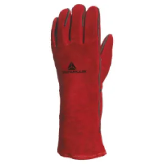 Gants croûte bovin antichaleur Rouge Unique    Unique