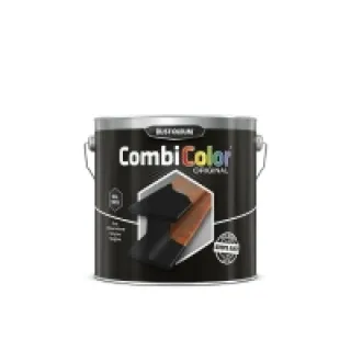 Primaire de protection antirouille et finition CombiColor Original noir foncé RAL 9005 seau 2,5l – RUST-OLEUM – 7379.2.5