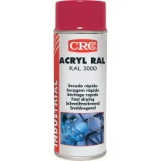 Acrylique RAL 3000 rouge brique 400ml aérosol (Par 6)