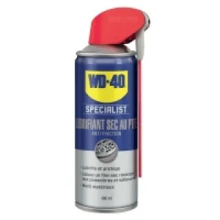 LUBRIFIANT SEC AU PTFE 400ML NET (SYSTEME PRO) – WD 40 COMPANY LTD PRODUIT DE TRAITEMENT ET MAINTENANCE (vendu par 12) – WD 40 COMPANY LTD – 33394 (vendu par 12)