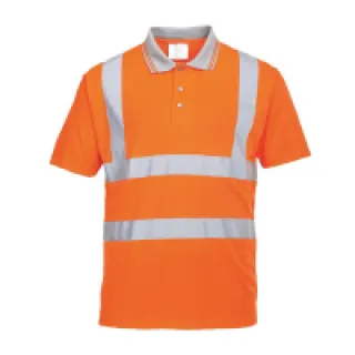 Polo Haute visibilité GO/RT Portwest Orange S