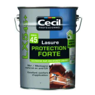 LASURE PROTECTION FORTE LX545+ INCOLORE 1L – V33 – CECIL PRODUIT DE TRAITEMENT ET MAINTENANCE – V33 – CECIL – 27566