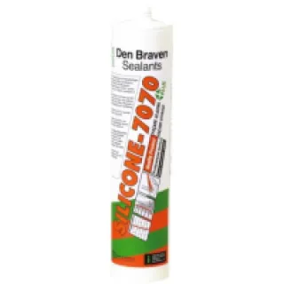 MASTIC SILICONE 7070 PLUS GRIS RAL7035 300ML – DEN BRAVEN FIXATION ASSEMBLAGE (vendu par 25) – DEN BRAVEN – 31000761 (vendu par 25)