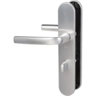 Poignée de porte intérieure – Logio – Vachette – Gris argent – Condamnation – 195 mm