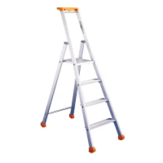 Escabeau 4 marches Tubesca Comabi MP PRO hauteur travail 2,88m alu anodisé empattement 0,95m TUBESCA COMABI