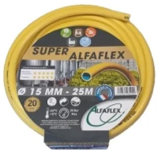 Tuyau d’arrosage diamètre 19mm longueur 50m SUPER – ALFAFLEX – AFSUP19050