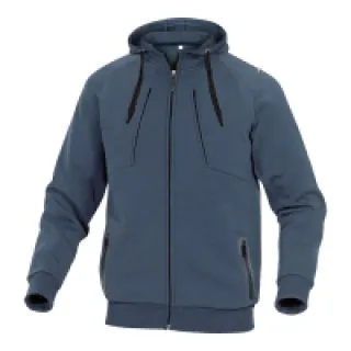 Veste sweat anzio – coloris : bleu marine – taille : m – DELTA PLUS PRO