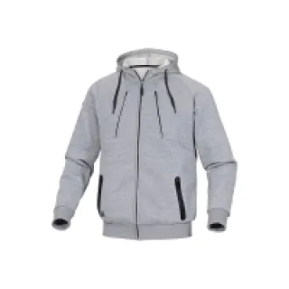 Veste sweat molleton Anzio Gris – Delta Plus – Taille 3XL