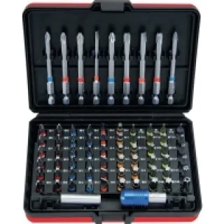 Jeu d’embouts de vissage à code couleur – 71 pcs TORSIONpower – KS TOOLS