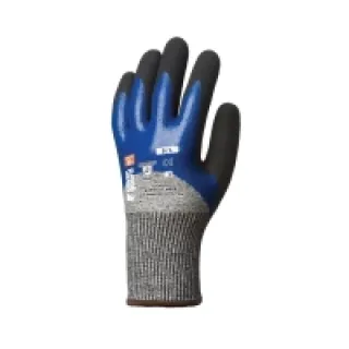 Lot de 5 gants Eurocut N505 HPPE cut D dble end. nit paume + 3/4 dos – Coverguard – Taille 2XL-11