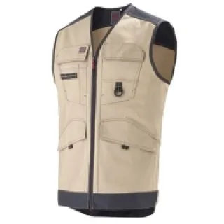 Gilet de travail TROWEL sans manches 9ATTUP beige/noir T4 – LAFONT – LA-9ATTUP-204-4