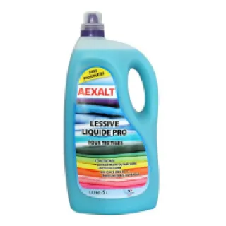 Bidon de 5 L Lessive liquide concentrée tous textiles Aexalt