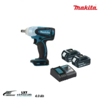 Boulonneuse à chocs MAKITA 18V – 2 batteries BL1840 4.0Ah – 1 chargeur rapide DC18RC DTW251RMJ