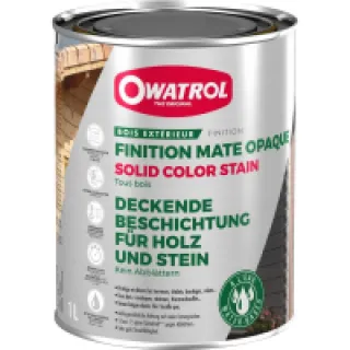 SOLID COLOR STAIN BLANC 1L MAT – OWATROL PRODUIT DE TRAITEMENT ET MAINTENANCE – OWATROL – 450