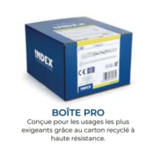 Vis à bois – Tête Fraisée – Filetage total – Empreinte pozidriv – Zinguée 3 x 20 – Boite de 1000