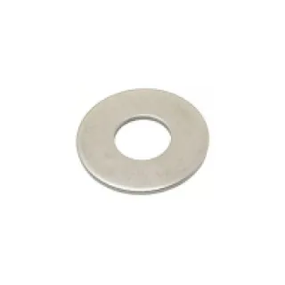 Rondelles plates Lu acier zingué blanc, pour vis diamètre 14 mm, sachet de 100 rondelles