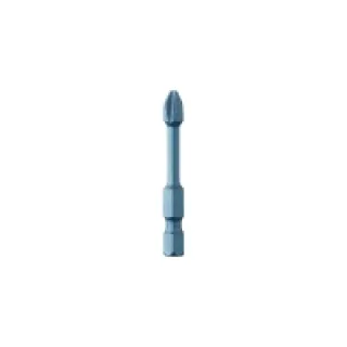 Embouts de vissage impact blue-shock Pozidriv – U612 PZ2 Long. Totale 50 – Pack de 3