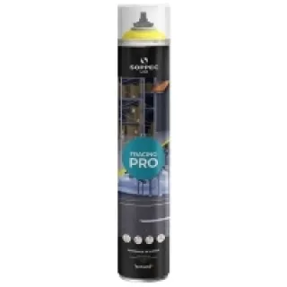 PEINTURE MARQUAGE AU SOL AEROSOL TRACING® PRO JAUNE – SOPPEC PRODUIT DE TRAITEMENT ET MAINTENANCE (vendu par 6) – SOPPEC – 152002O (vendu par 6)