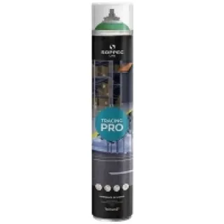 PEINTURE MARQUAGE AU SOL AEROSOL TRACING® PRO VERT – SOPPEC PRODUIT DE TRAITEMENT ET MAINTENANCE (vendu par 6) – SOPPEC – 152005O (vendu par 6)