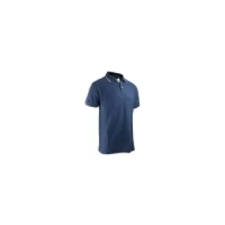 Polo de travail Tonique uni bleu marine – LMA – Taille XL