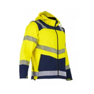 Veste softshell Haute Visibilité jaune/bleu Viseur LMA