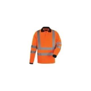 Polo haute visibilité manches longues Yard orange – Coverguard – Taille M