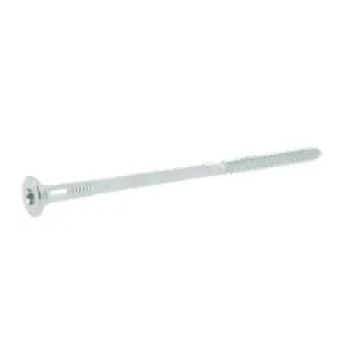 Vis à bois tête fraisée Torx acier zingué partiellement filetées Vking, diamètre 6 mm, longueur 140 mm, boîte de 100