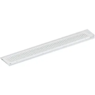 Grille d’aération aluminium – Décor : Blanc – Longueur : 440 mm – Encastrement : 407 x 58 mm – ITAR