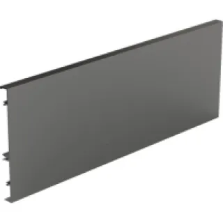 Paroi arrière en aluminium recoupable pour hauteur de profil 186 mm longueur 2000 mm coloris anthracite