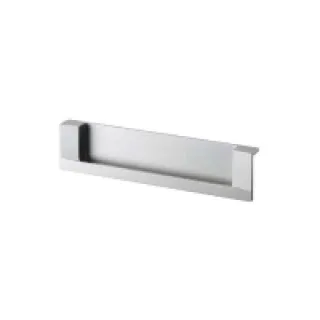 Poignée zamak – Décor : Aluminium – Encastrement : 169 x 14,5 x 41 – Entraxe : 160 mm – Hauteur : 45 mm – Longueur : 18