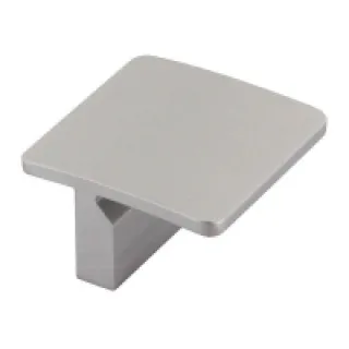 Bouton aluminium – Hauteur : 22 mm – Décor : Alu anodisé – Matériau : Aluminium – Section : 40 x 40 mm – Entraxe : 32 m