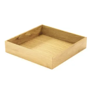 Bac carré bois – Décor : Naturel – Essence : Chêne – KESSEBOHMER