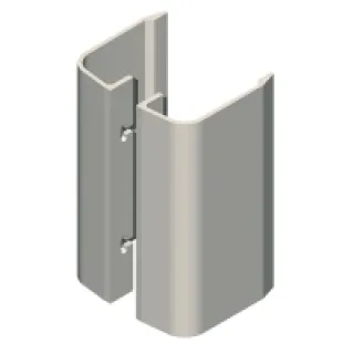 POIG TIRAGE DOUBLE AILERON L200 E105 BLC 9010 – CROISEE DS QUINCAILLERIE DE BATIMENT – CROISEE DS – DS6821-P036