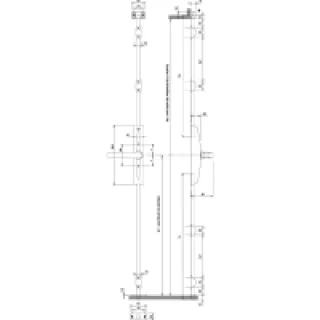 Crémone DUALIS à poignée rotative Blanc RAL 9010 – LA CROISEE DS – DS7211-036