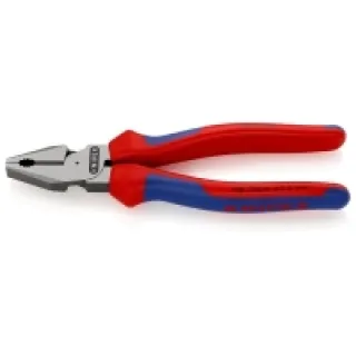 Knipex 02 02 180 – Alicate universal de fuerza 180 mm con mangos bicomponentes