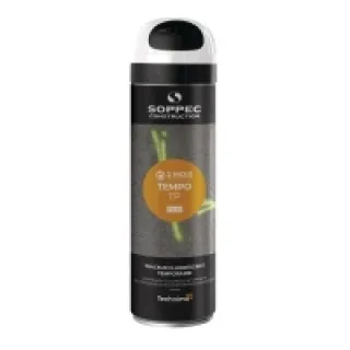 Bombe peinture temporaire Tempo TP 500ml – blanc – SOPPEC – 141600O