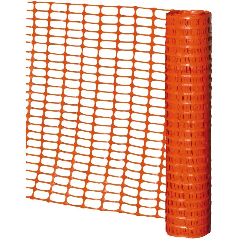 Barrière de signalisation et balisage plastique Orange 1Mx50ml – Taliaplast – 610101