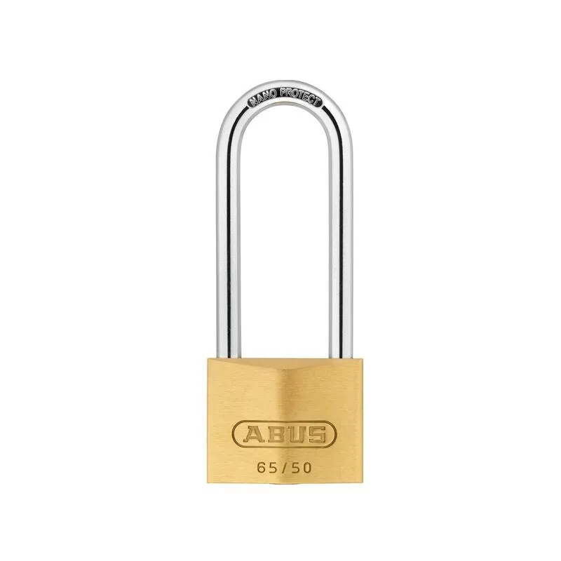 Cadenas a clé laiton anse longue serie 65 50mm Abus