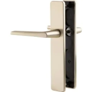 Poignée de porte intérieure – Riviera – Vachette – Beige ivoire – Bec de cane – 195 mm