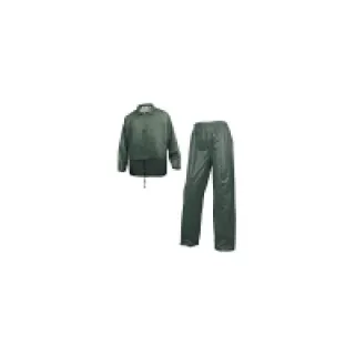 ENSEMBLE DE PLUIE 400 POLYESTER ENDUIT PVC Vert – DELTA PLUS – Taille L