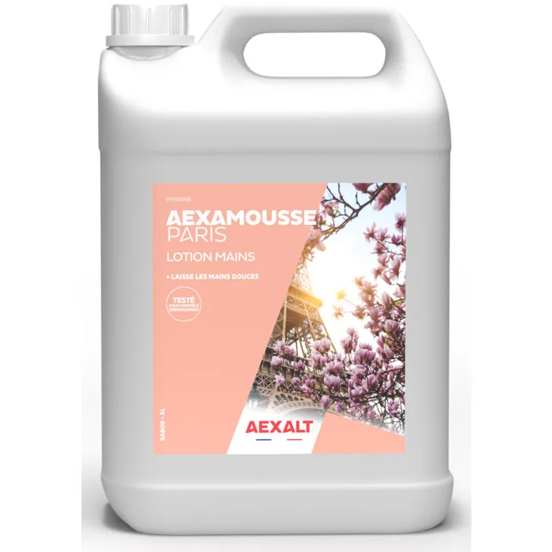 Lotion mains Aexamousse Paris bidon de 5L – AEXALT – SA609