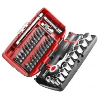 Facom – Coffret 1/4″ 6 pans métrique de 38 outils 360° de  5.5-14MM- R.360NANOPB