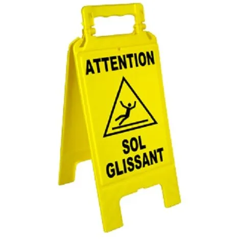 Chevalet de signalisation  »Sol glissant » 600x275mm – NOVAP – 4291000