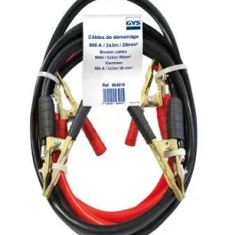 GYS – Jeu de cables de démarrage 3 mètres 25mm² Gys 564015 – Ce produit de marque Gys est neuf.